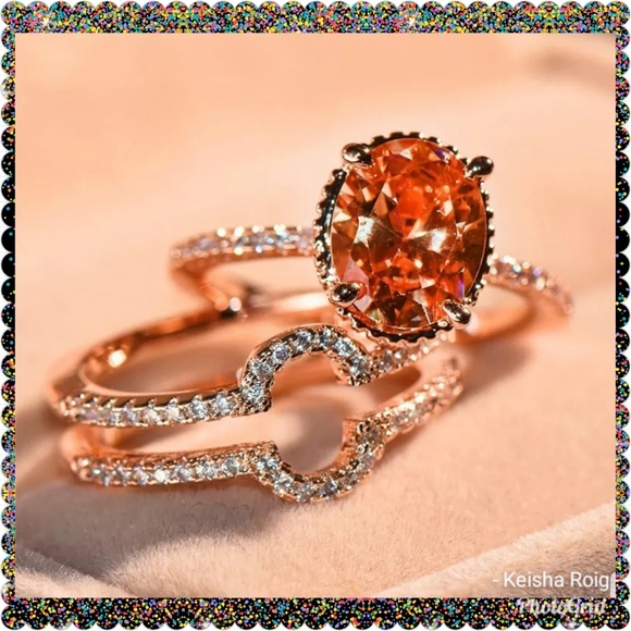 LiLy Gems Jewelry - 💥1 LEFT💥❤18K Rose Gold Filled
Set❤ SIZE 8